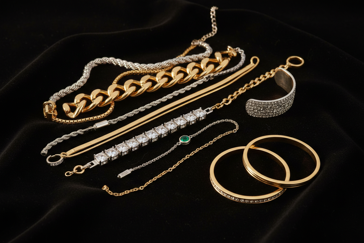 MENS ASESORES CHAINS BRACLETS