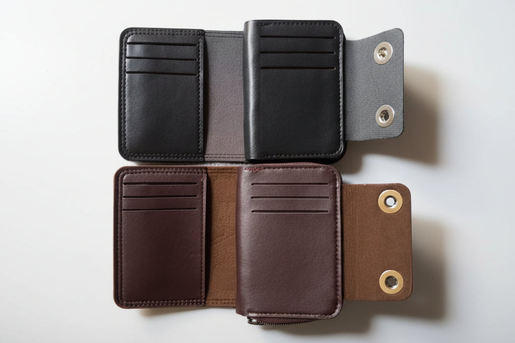DOUBLE BUTTON CARD HOLDER