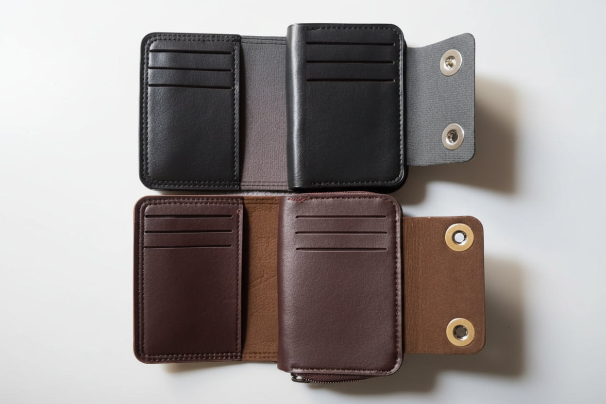 DOUBLE BUTTON CARD HOLDER