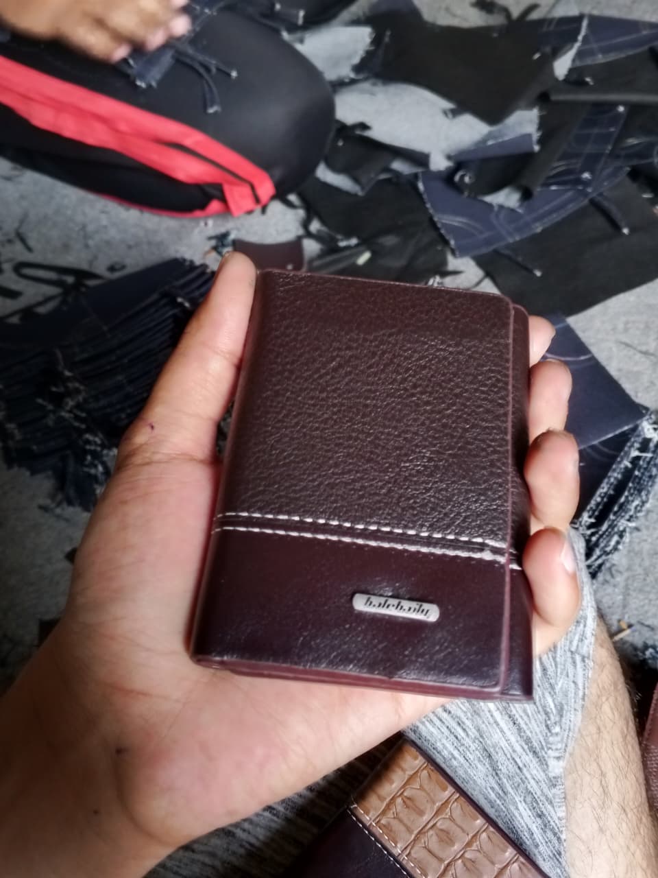 Imported Balebaily Crocodile Leather Wallet…